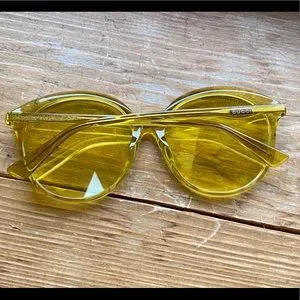 Gucci Oversized Round Retro Neon Sunglasses Hippie Gucci | Accessories | Gucci Oversized Round Retro Neon  main image 2